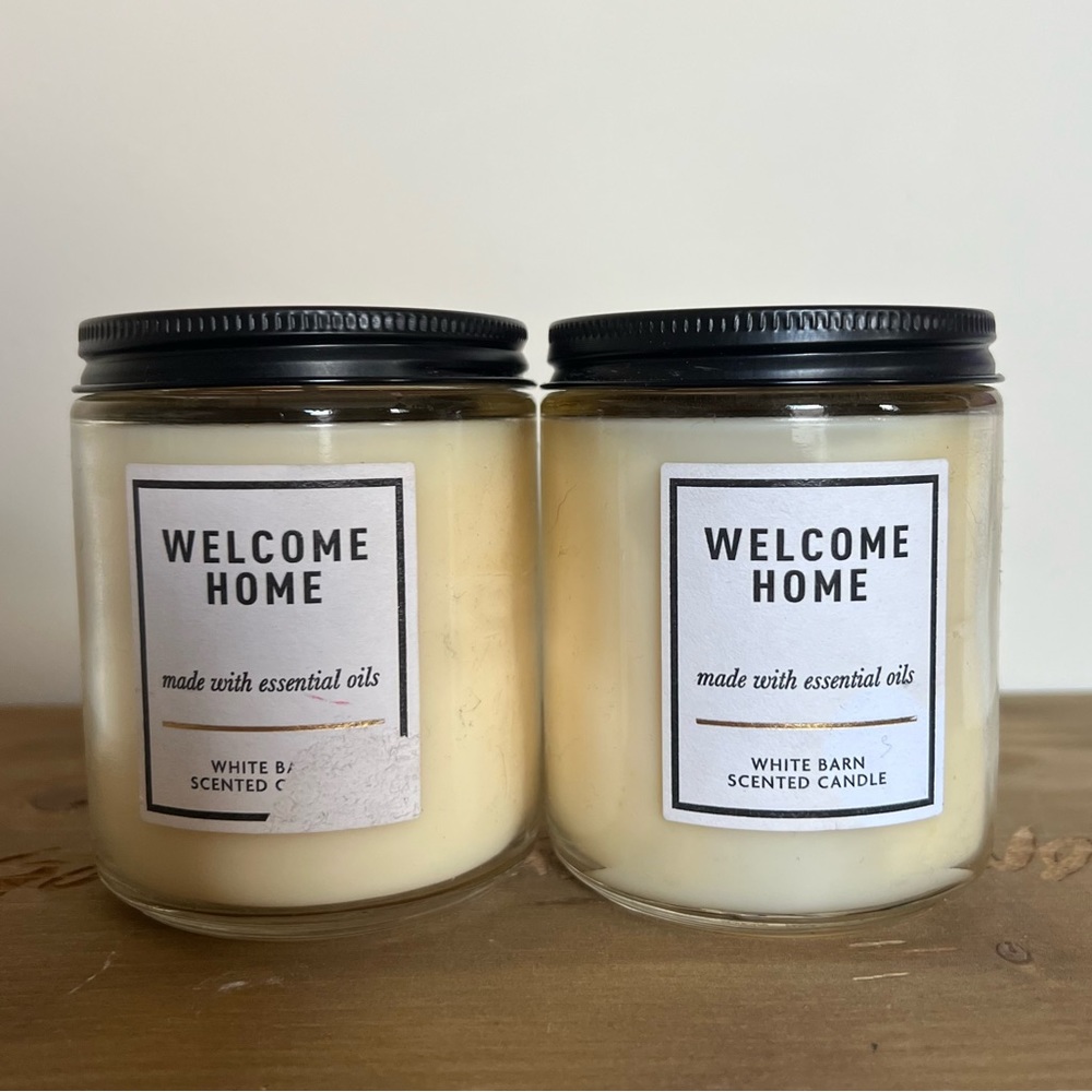 BBW WELCOME HOME 2 SINGLE
WICK CANDLES - 7 OZ